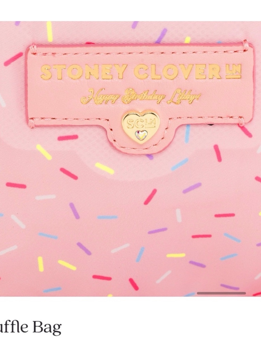 Libby Stoney Clover Lane Pink Tweed 3 Piece Set  with Gold Hardware - Picture 5 of 16
